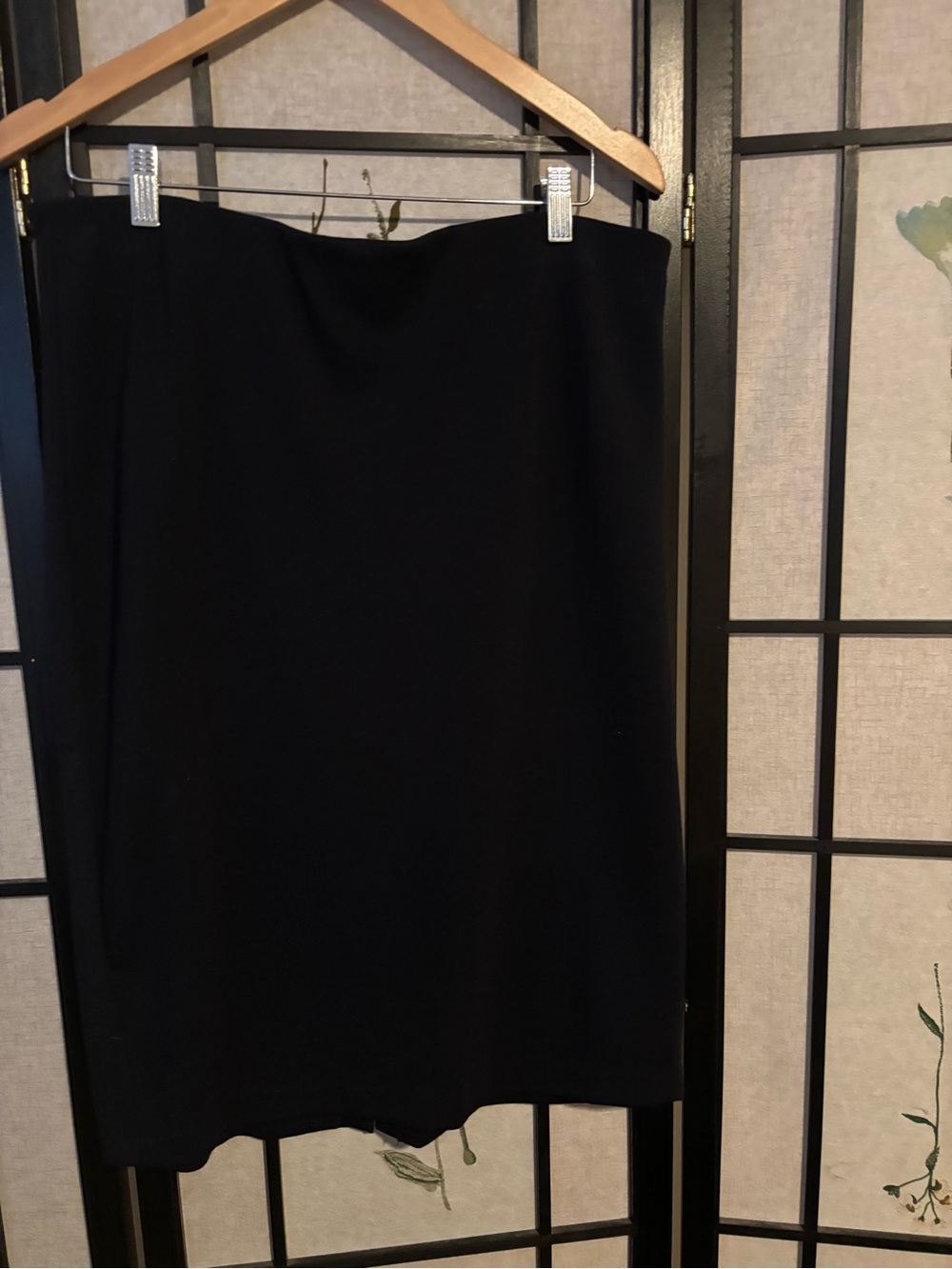 Philosophy Classic Dark Navy Women's Straight Pencil Skirt